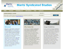 Tablet Screenshot of maritzsyndicatedresearch.com
